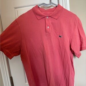 Vineyard Vines Pink Polo Shirt Classic Short-Sleeve